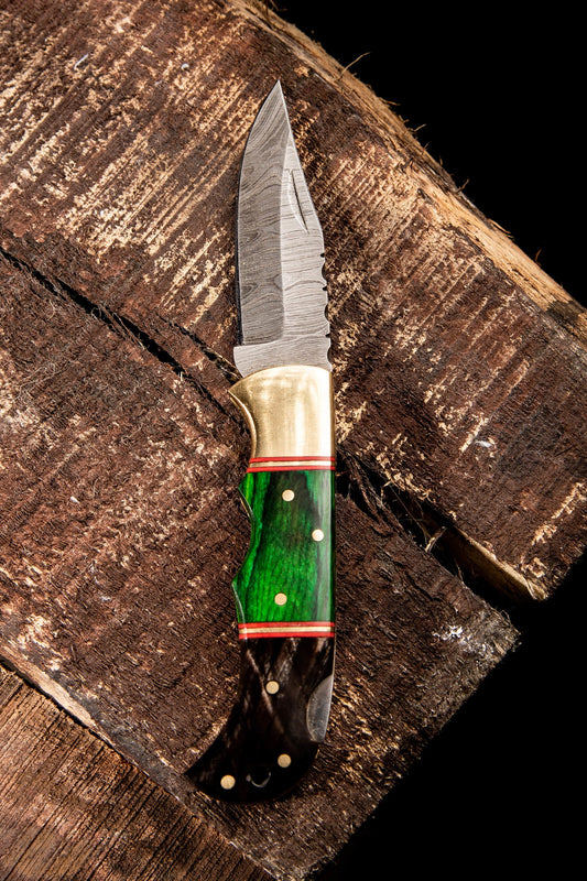 Discover our unparalleled pro Damascus pocket knife! – Pro Damascus